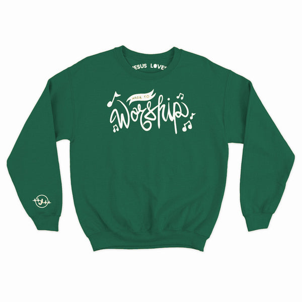 Made to worship crewneck sweater